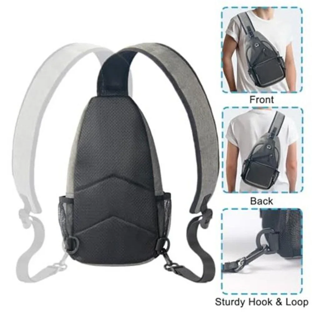 Sling Bag Crossbody Backpack Shoulder Chest Daypack Lightweight Travel